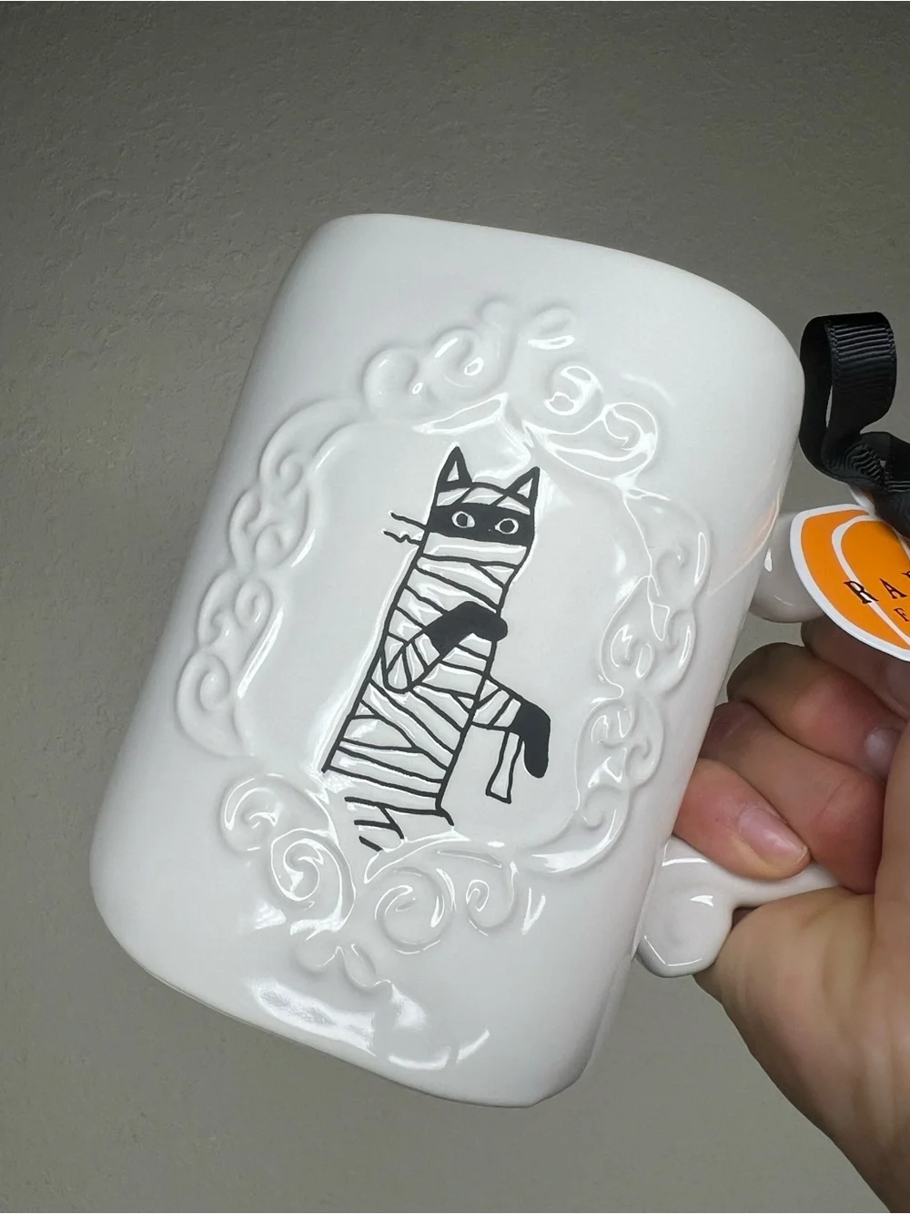 NEW Rae Dunn Halloween ‘Cat Mum’ Ceramic Mug